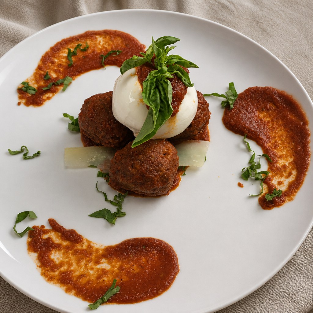 Meatballs with Polenta